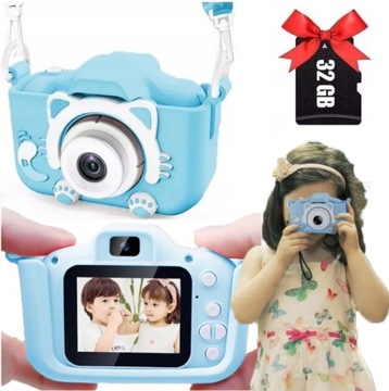 Детская цифровая камера Kitty 40mpx + карта 32GB