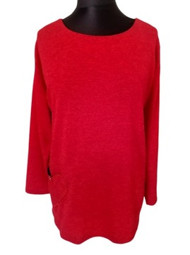Блузка / пуловер з декоративним кишенею 5XL (60/62)