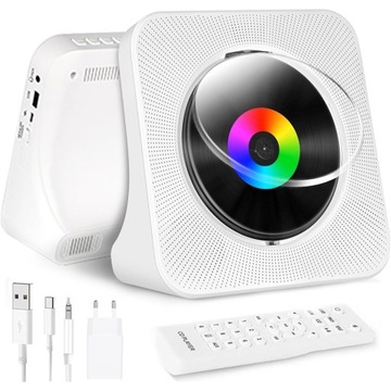 Портативний CD-плеєр з BLUETOOTH і вбудованим динаміком для дисків
