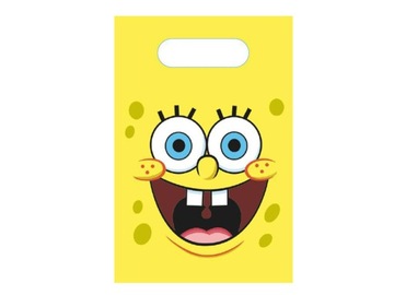 Подарункові пакети SpongeBob на день народження 8 шт.