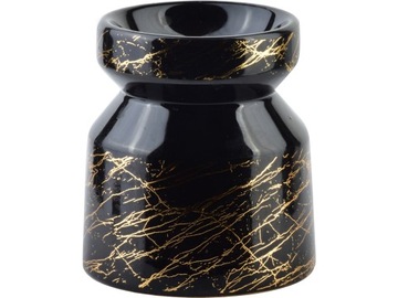 Чорний керамічний ароматичний камін 8x9, 5x10, 5 см