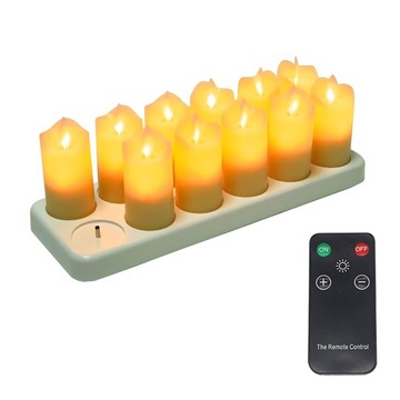 Flickering Flameless Candles Pack of 12