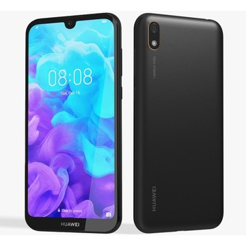 Новый элегантный смартфон HUAWEI Y5 2019 AMN-LX9 черный + зарядное устройство бесплатно