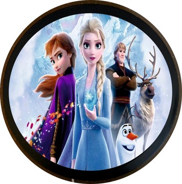 Плафон настенный светильник панель Frozen круглый