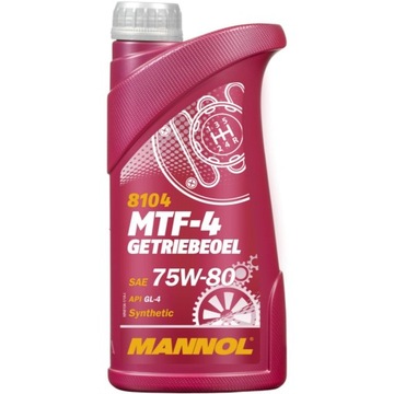 Трансмісійне масло Mannol MTF-4 75w80 1L