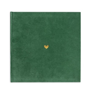 Злотый альбом велюровая обложка с золотым сердечком