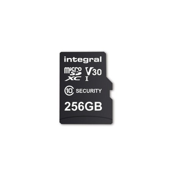 INTEGRAL Security Micro SD 4K V30 UHS-1 U3 A1 256G
