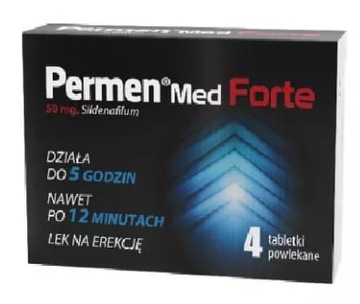 Permen Med Forte 50 мг, 4 таблетки