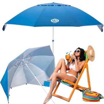 Велика складна пляжна парасолька для пікніка
