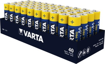 Лужні батареї Varta Industrial AA LR6 40 шт.