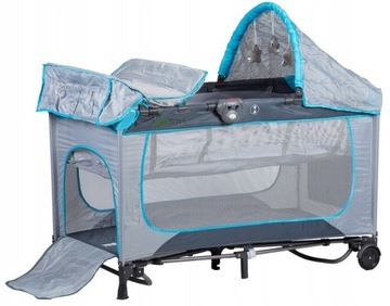 Туристическая кровать-качалка с колыбелью - Premium 62