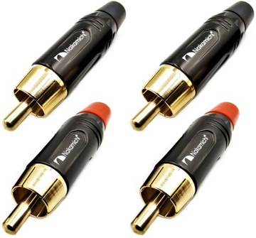 Роз'єми RCA CINCH Nakamichi мідь OFC золото 7 мм 4шт