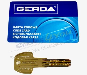 Компьютерное подработка ключей-ключ Gerda Pro