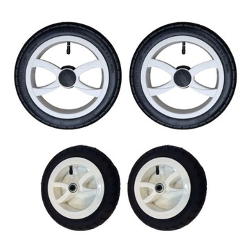 Набор колес для тележки RIKO 12+10дюймов-4шт белый