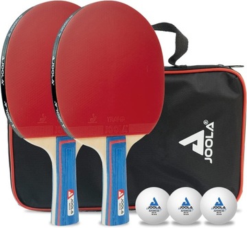 Набор из 2 ракеток JOOLA для настольного тенниса, пинг-понга + 3 шарика