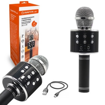 Дитячий мікрофон для караоке з Bluetooth-динаміком ECHO Manta