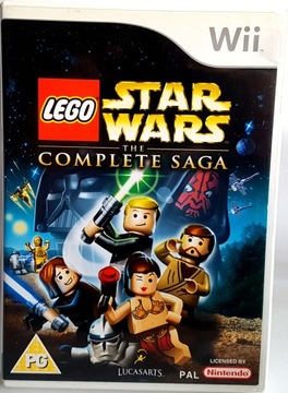 LEGO STAR WARS 1 + Lego STAR WARS II Wii-платформер для детей как новый