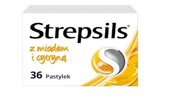 Strepsils медово-лимонний, 36 пастилок горло