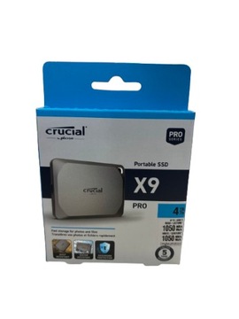 Внешний твердотельный накопитель Crucial X9 Pro 4 ТБ серый 1050MB / S PS4 PS5 XBOX IPAD PRO