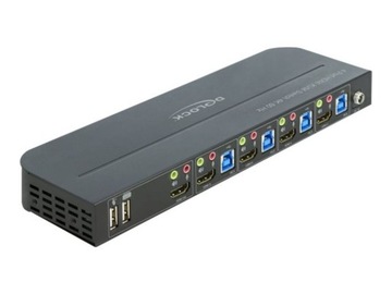 Delock-KVM- / Audio-Switch - 4 Anschlüsse