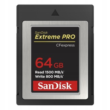 SanDisk CFexpress 64GB Extreme Pro 1500/800 Мбит / с