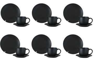 Черный кофейный сервиз черный 18EL керамика