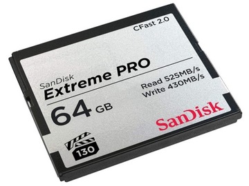 Карта памяти SanDisk Extreme Pro 64GB CFast 2.0