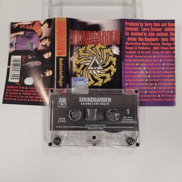 Soundgarden Badmotorfinger MC кассета