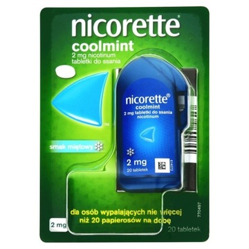 Nicorette Coolmint таблетки для всмоктування 2 мг 20 шт