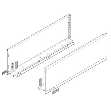 BLUM 770C3502S LEGRABOX Pure боку C 350mm білий