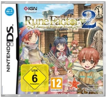 Новая игра DS Rune Factory 2 A Fantasy Harvest Moon