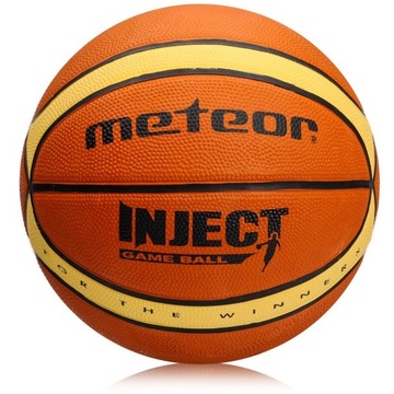 Баскетбольный мяч METEOR INJECT # 6 14 панелей для зала асфальт бетон