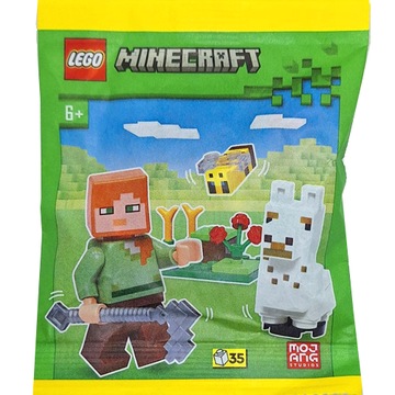 LEGO Minecraft-662308, Алекс, маленька Лама та бджола