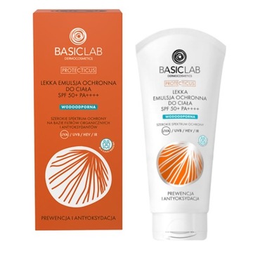 Эмульсия для загара для всего тела BasicLab Dermocosmetics Protecticus 50