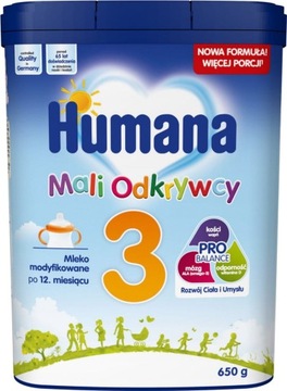 Humana 3 Молоко следующее С 12 месяца 650г
