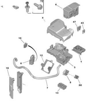 Osłona Przód Oryginał Citroen C5 II C6 658838