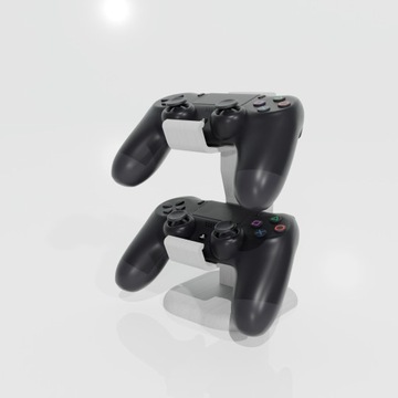 Подставка для PlayStation Xbox, 3D-печать, серый PLA, черный PET-G