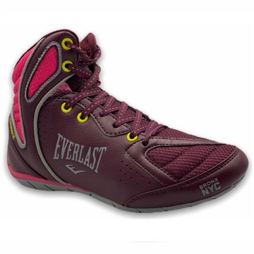 BUTY BOKSERSKIE MMA EVERLAST STRIKE BORDOWO-RÓŻOWE