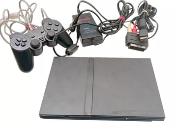 КОНСОЛЬ PS2 SCPH-75003 + БЛОК ПИТАНИЯ+ PAD