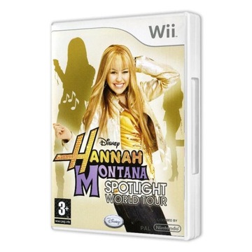 HANNAH MONTANA SPOTLIGHT WORLD TOUR NOWA FOLIA Wii