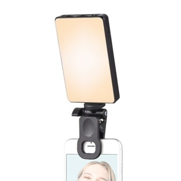 Pocket Clip - on LED Video Light Computer Tablet