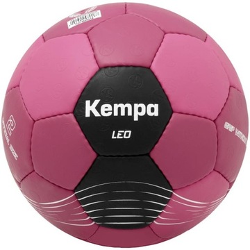 Тренировочный мяч для гандбола LEO KEMPA цвет фиолетовый черный роз. 1