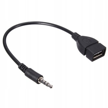 Car Aux Conversion USB Cable CD-плеер MP3 Audio