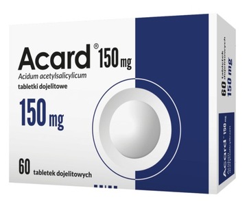 Acard 150 мг x 60 таблеток для сердца