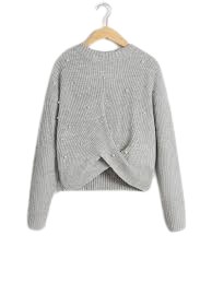 SHEIN СЕРЫЙ БАЗОВЫЙ СВИТЕР ДЛЯ ДЕВОЧЕК 158-162 СМ LOA