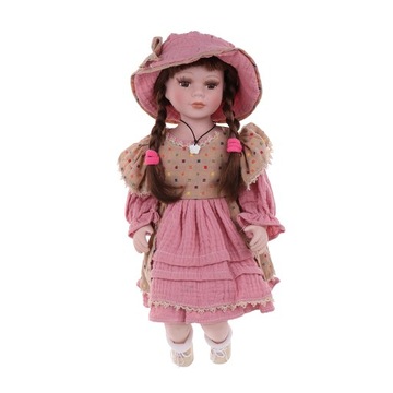 1 штука Викторианская фарфоровая кукла 40