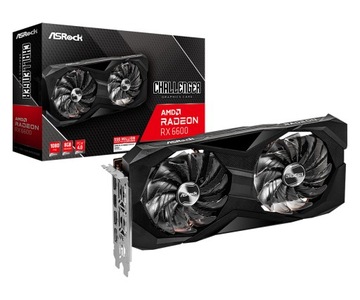 Видеокарта ASRock Radeon RX 6600 Challenger D CLD 8GB GDDR6 3XDP FSR 3