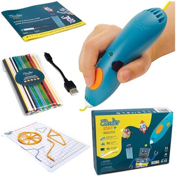 Ручка 3D принтер для детей 3Doodler 72 заправки