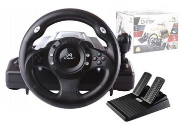 Руль + педали Tracer Drifter USB PC / PS2 / PS3 игровой руль подарок