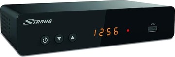 Декодер STRONG SRT8222 Twin Tuner, USB, HDMI, SCART, чорний